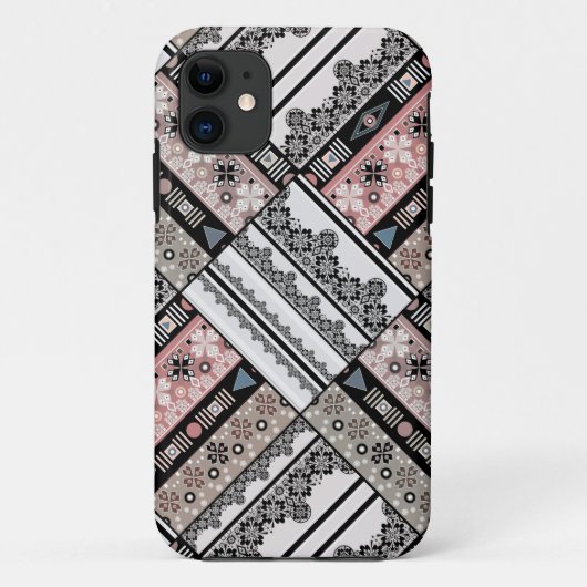 装飾用クッション部族民族幾何学伝統的的 Case-Mate iPhoneケース (裏面)