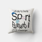 装飾用クッション野球 クッション (裏面)