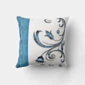 装飾用クッション青 クッション (裏面)