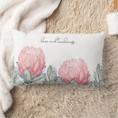 装飾用クッション魅力的、繊細な花。 ランバークッション (ブランケット)