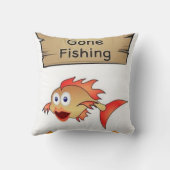 装飾用クッション魚釣り クッション (裏面)