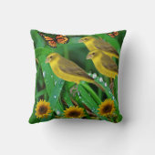 装飾用クッション鳥 クッション (裏面)