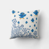 装飾用クッション鳥 クッション (裏面)