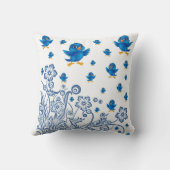 装飾用クッション鳥 クッション (裏面)