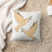 装飾用クッション鳩 クッション (ブランケット)