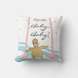 装飾用クッション16インチスクエアフラミンゴ クッション