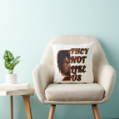 装飾用クッション16インチx 16インチ – 彼らは私たちを好まない クッション (椅子)