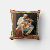 装飾用クッション2焦げ赤(Quando)RFPMDesigns ©️ 2024 クッション (正面)