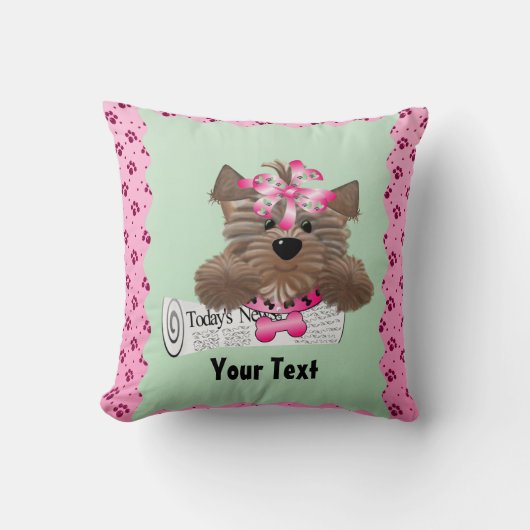 装飾用クッション20インチx 20インチのパーソナライズ クッション (正面)