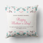 装飾用クッション20インチx 20インチ クッション (裏面)