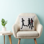 装飾用クッション3、3ランナーシルエット クッション (椅子)