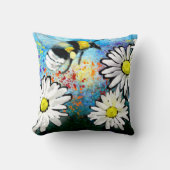 装飾用クッション-お洒落のまわりにとデイジー クッション (正面)