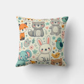 装飾用クッション、かわいい動物 クッション (裏面)