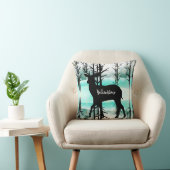 装飾用クッション-イエローストーン鹿 クッション (椅子)