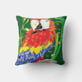 装飾用クッション/オウム クッション (裏面)