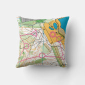 装飾用クッション – オリエンテーリングマップ クッション (裏面)