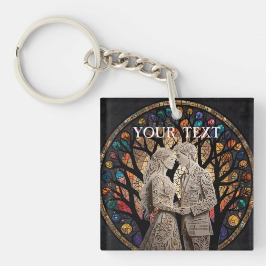 装飾用クッション キーホルダー (正面)