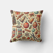 装飾用クッション、クリスマス装飾用クッション クッション (裏面)