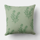 装飾用クッション – グリーンセージ クッション (裏面)