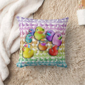 装飾用クッション-ゴム製アヒルちゃん-ゴム製アヒル クッション (ブランケット)