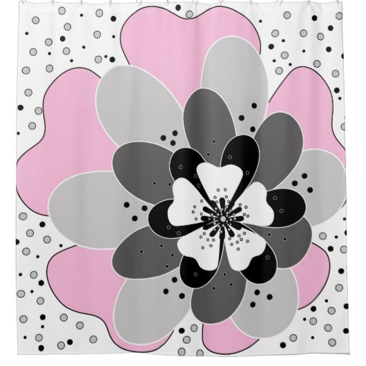 装飾用クッション シャワーカーテン (正面)