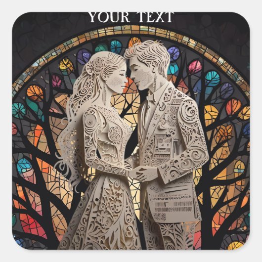 装飾用クッション スクエアシール (正面)