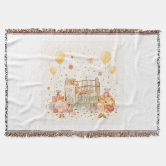 装飾用クッション スローブランケット (正面)