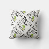 装飾用クッション、テキーラはセラピーより安いです クッション (裏面)