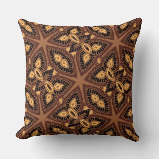 装飾用クッション(トライバルジオメトリパターン) クッション (正面)