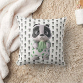 装飾用クッション – パンダ クッション (ブランケット)