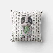 装飾用クッション – パンダ クッション (正面)