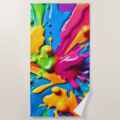 装飾用クッション ビーチタオル (正面)