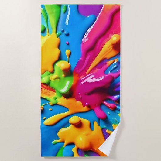 装飾用クッション ビーチタオル (正面)