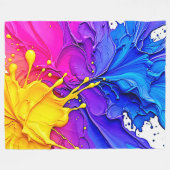 装飾用クッション フリースブランケット (正面(横))