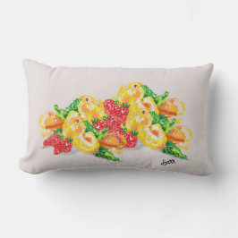 装飾用クッション：フルーツの愛 ランバークッション