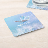 装飾用クッション ペーパーコースター (アングル)