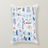 装飾用クッション- 「ホープタウンのABC」 アクセントクッション (正面(垂直))