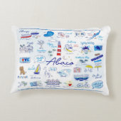 装飾用クッション- 「ホープタウンのABC」 アクセントクッション (裏面)