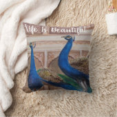 装飾用クッション – マハルのピーコック クッション (ブランケット)