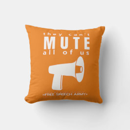 装飾用クッション「ミュートできない…」 クッション