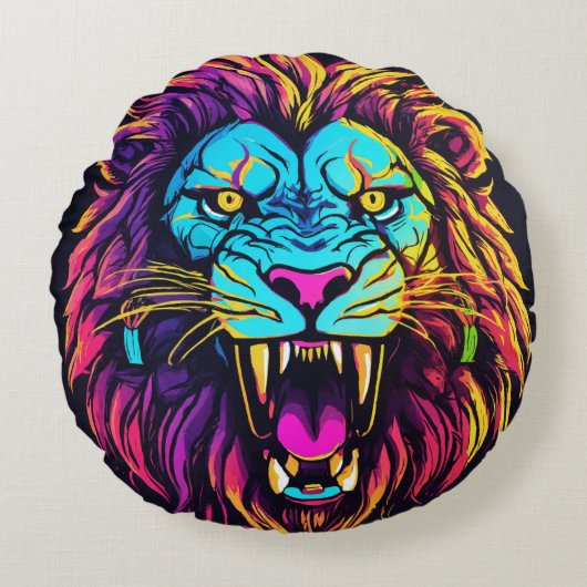 装飾用クッション ラウンドクッション (正面)