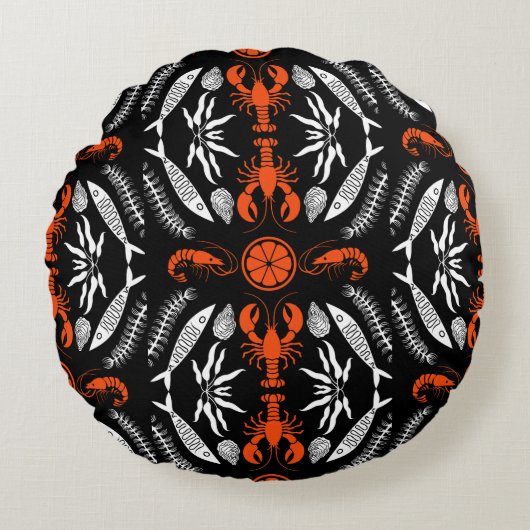 装飾用クッション ラウンドクッション (正面)