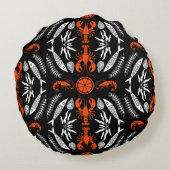 装飾用クッション ラウンドクッション (裏面)