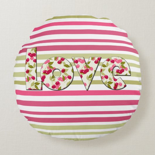装飾用クッション ラウンドクッション (正面)