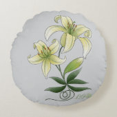 装飾用クッション ラウンドクッション (正面)