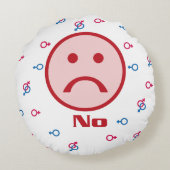 装飾用クッション ラウンドクッション (裏面)