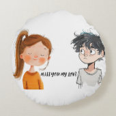 装飾用クッション ラウンドクッション (裏面)