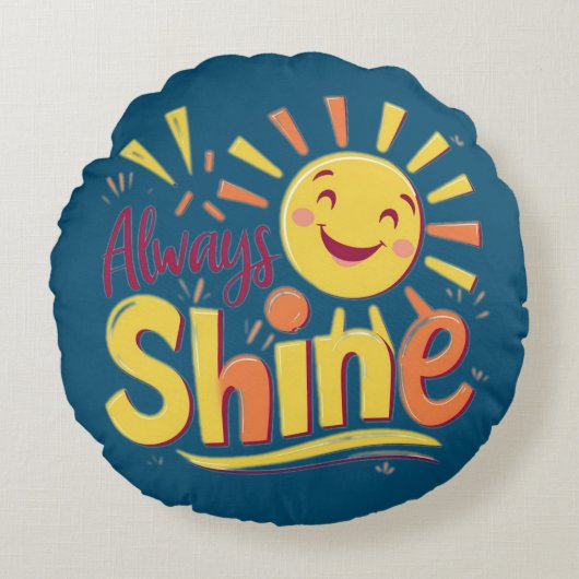 装飾用クッション ラウンドクッション (正面)