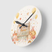 装飾用クッション ラウンド壁時計 (傾斜)