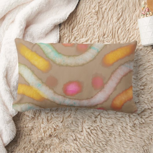 装飾用クッション ランバークッション (ブランケット)